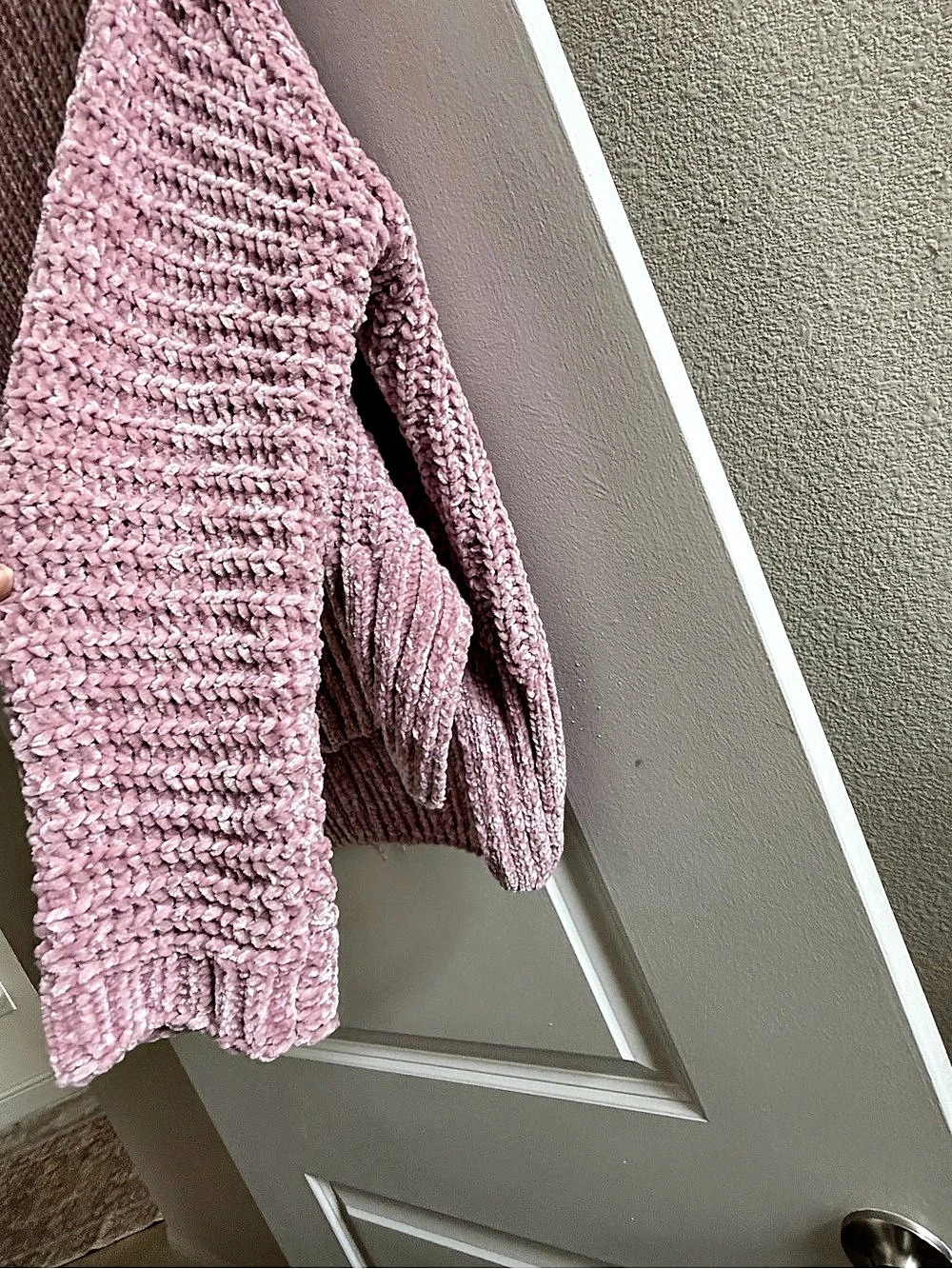 Pink V-Neck Sweater - Picture 8 of 8